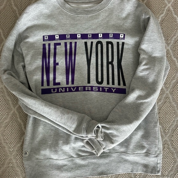 Gray NYU Sweatshirt - Picture 1 of 2